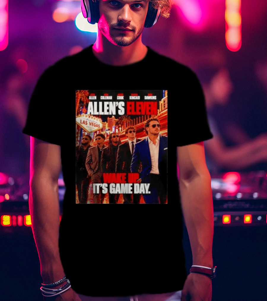 Allen's Eleven Wake Up It's Game Day Las Vegas T-Shirt