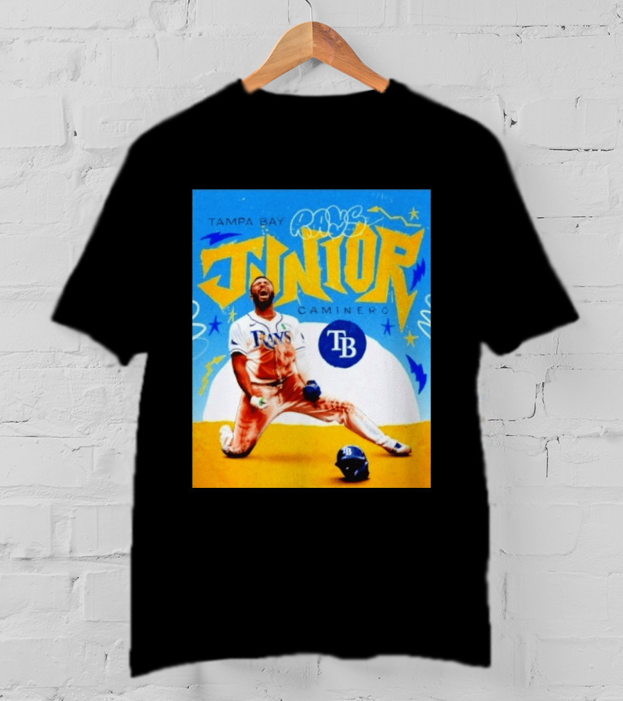 Tampa Bay Rays Junior Caminero MLB Player T-Shirt