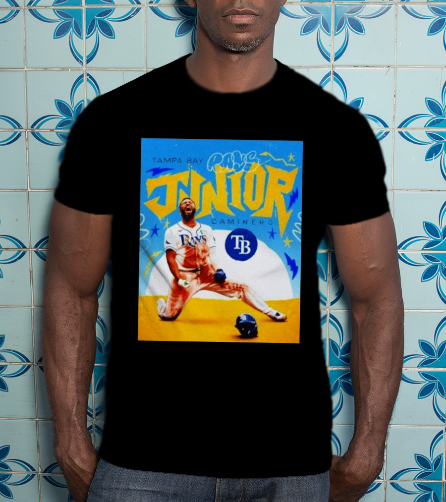 Tampa Bay Rays Junior Caminero MLB Player T-Shirt
