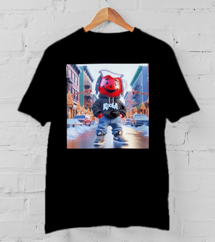 Oh Yeah Kool Aid Man Winter Street Scene T-Shirt