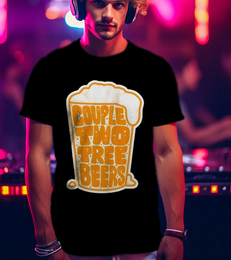 Couple Two Tree Beers Beer Drinking T-Shirt