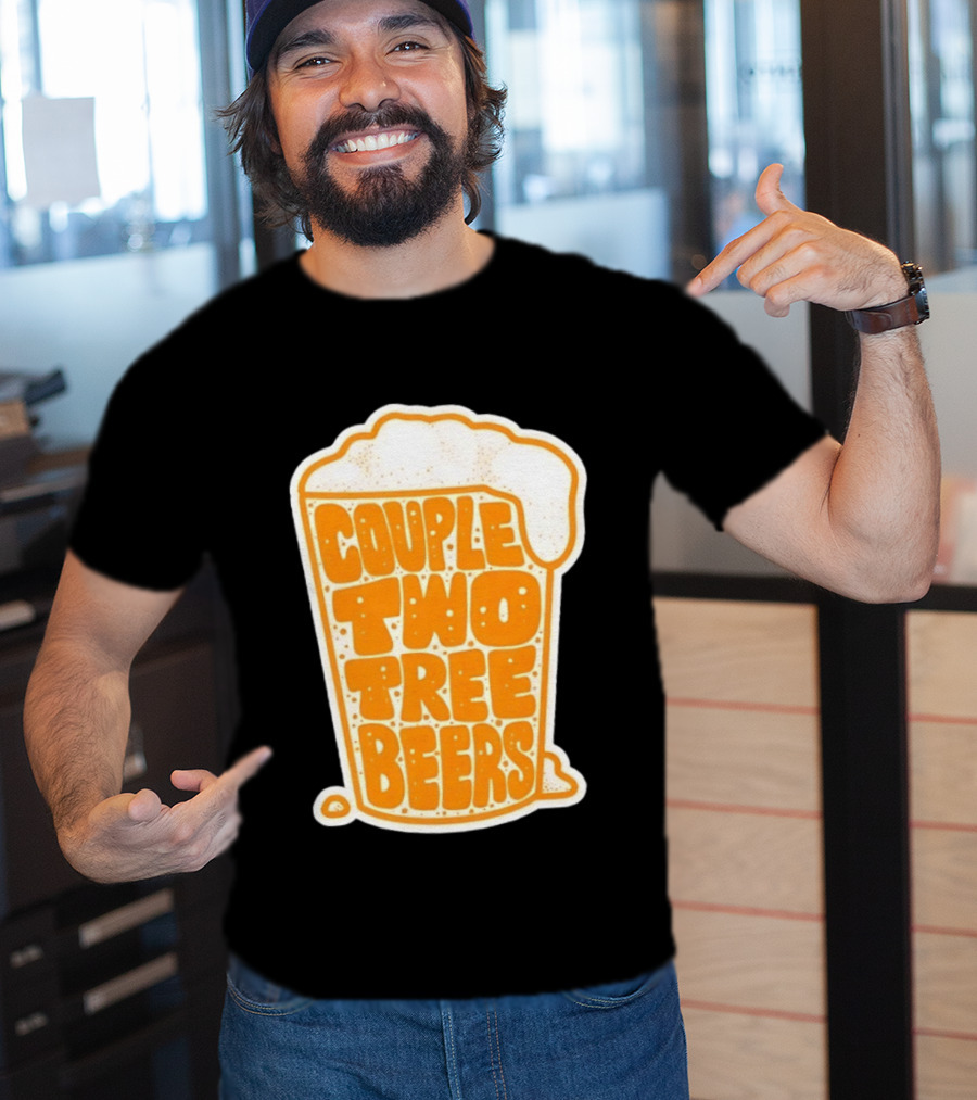 Couple Two Tree Beers Beer Drinking T-Shirt