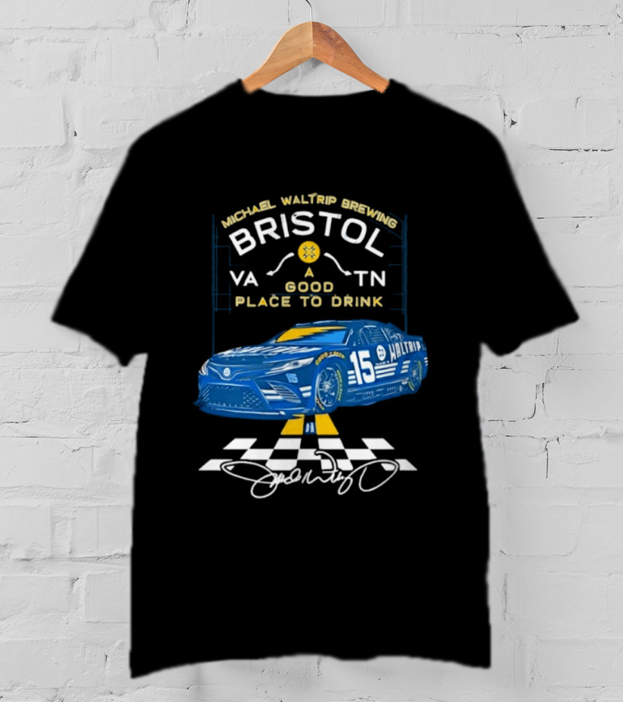Michael Waltrip Brewing Bristol Virginia Tennessee Racing T-Shirt
