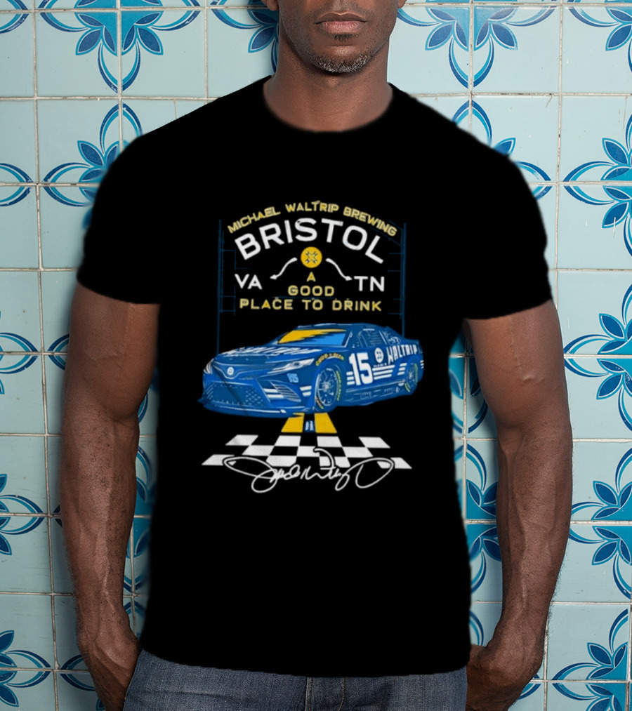 Michael Waltrip Brewing Bristol Virginia Tennessee Racing T-Shirt