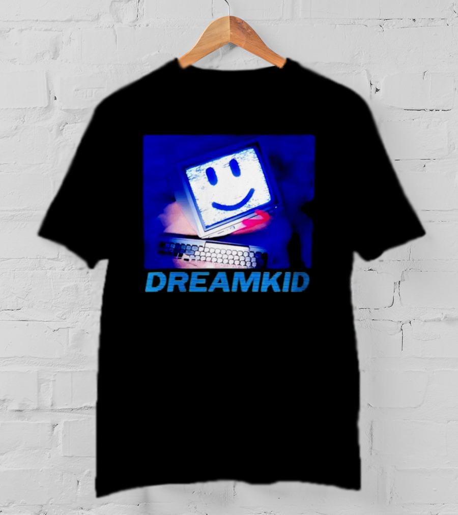 Dreamkid Smiley Face Computer Tech T-Shirt