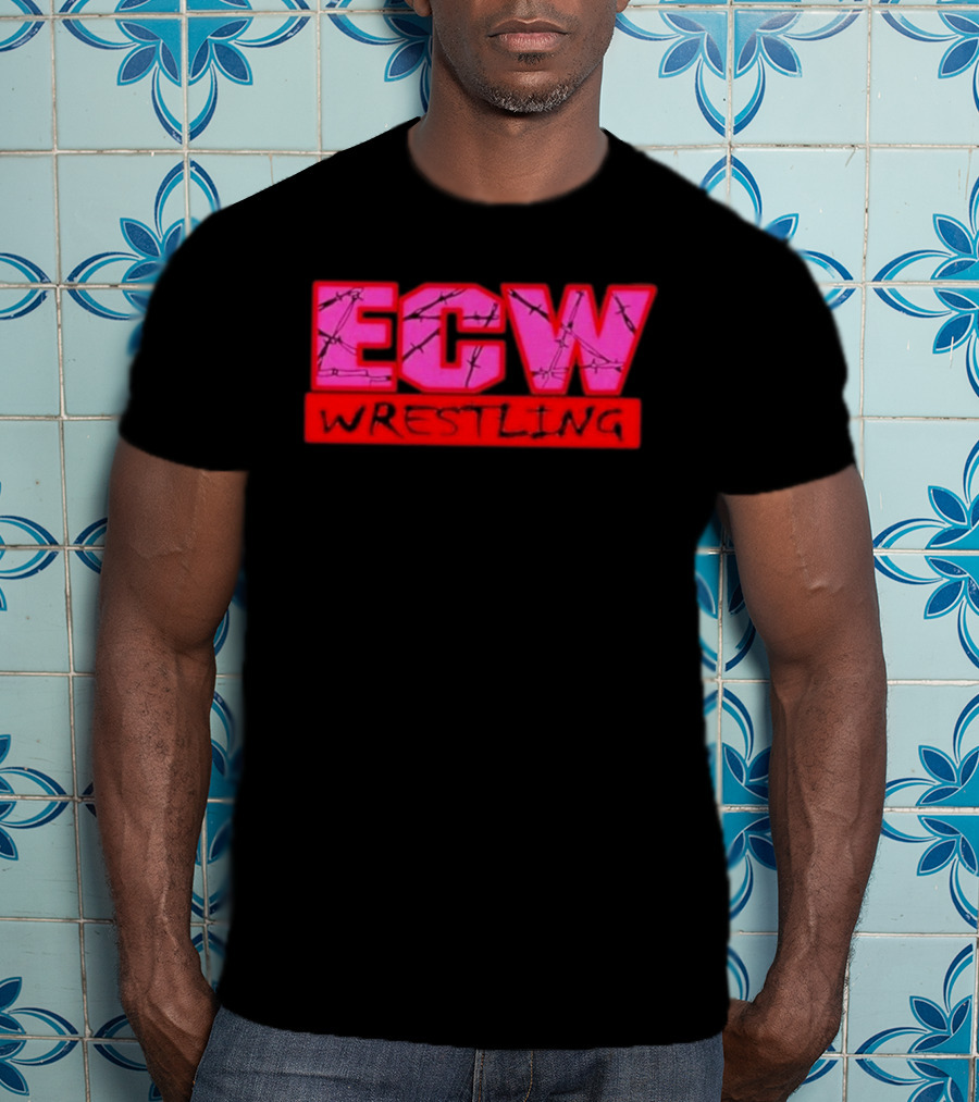 ECW Wrestling Barbed Wire T-Shirt