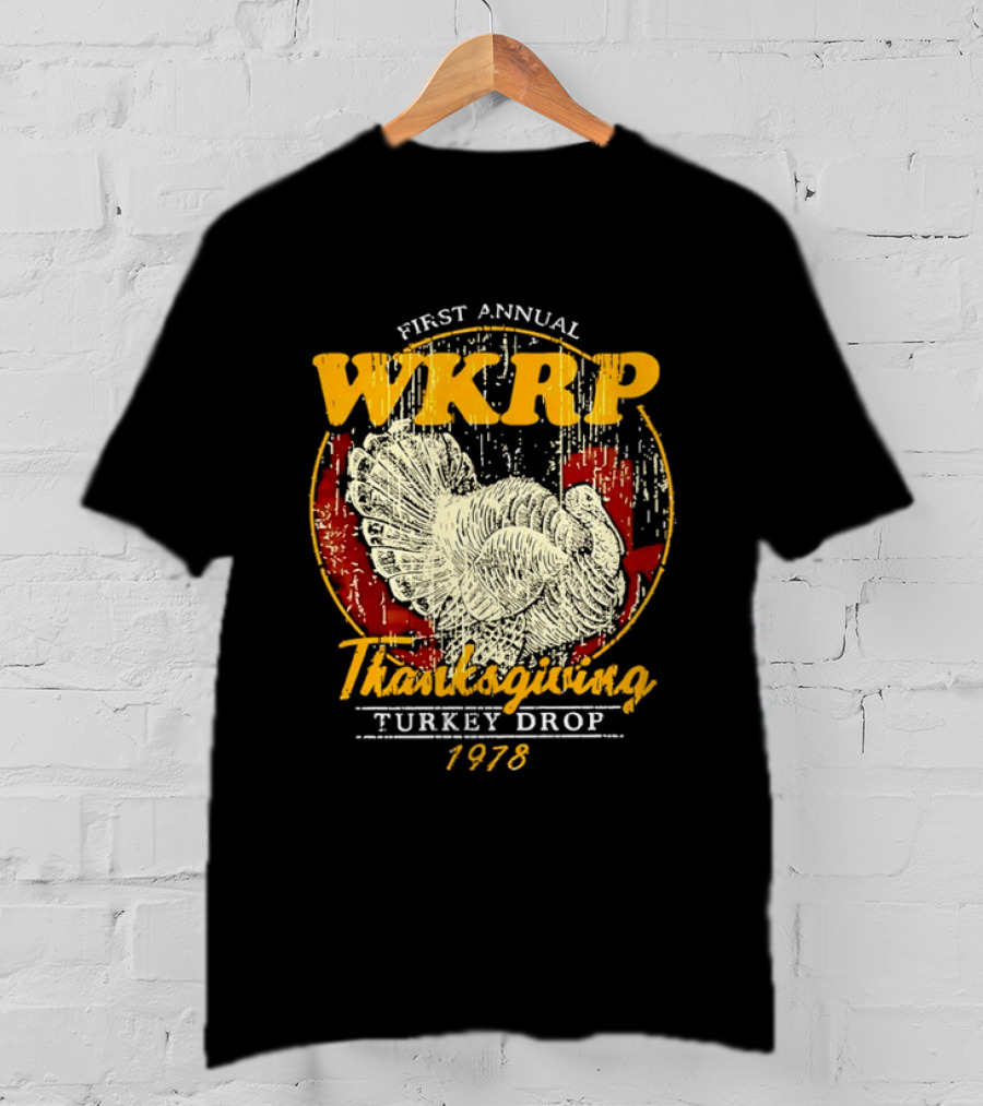 First Annual WKRP Thanksgiving Turkey Drop 1978 T-Shirt