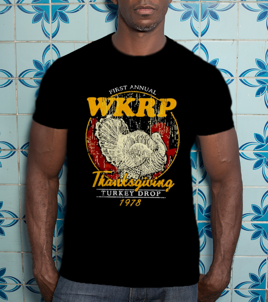 First Annual WKRP Thanksgiving Turkey Drop 1978 T-Shirt