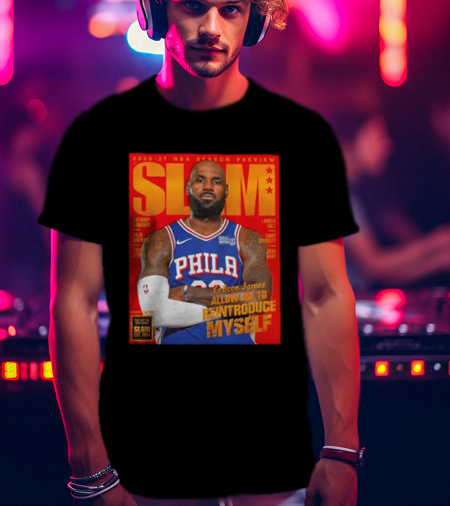 2026 27 NBA Season Preview Anthony Edwards Lamelo Ball Juju Watkins Chris Brickley Tyran Stokes Josh Hart LeBron James SLAM Magazine T-Shirt