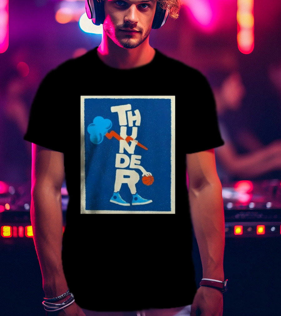 Thunder Basketball Oklahoma City Team Sports T-Shirt