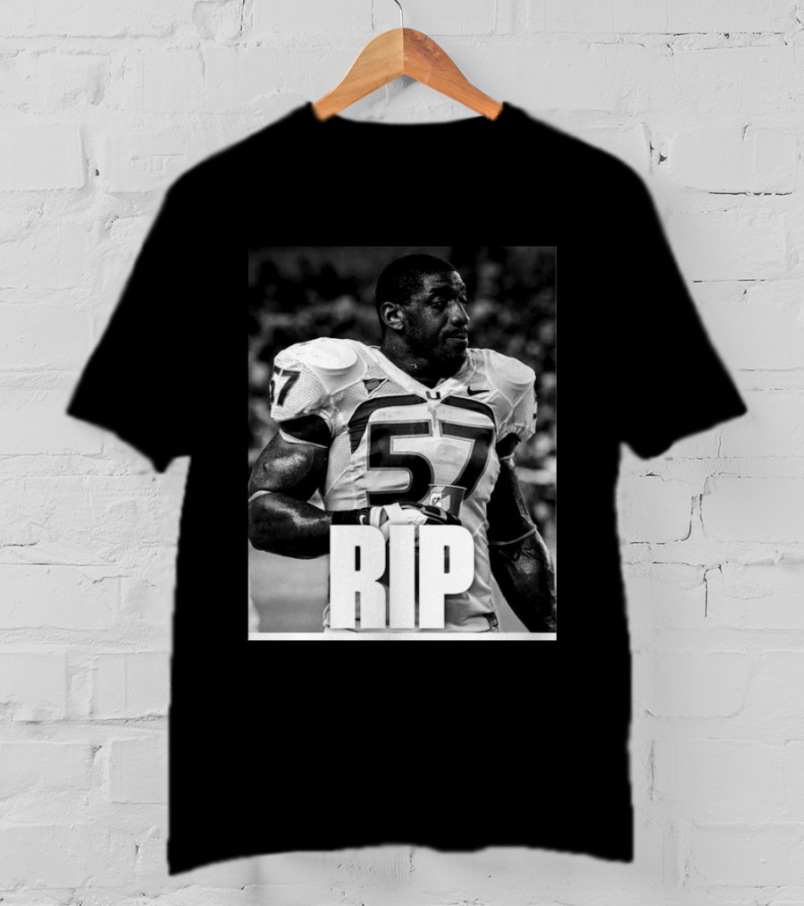 R.I.P Allen Bailey 1989 2026 Football Tribute 57 T-Shirt