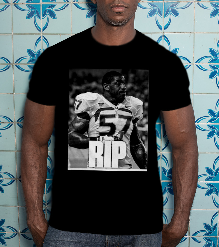 R.I.P Allen Bailey 1989 2026 Football Tribute 57 T-Shirt
