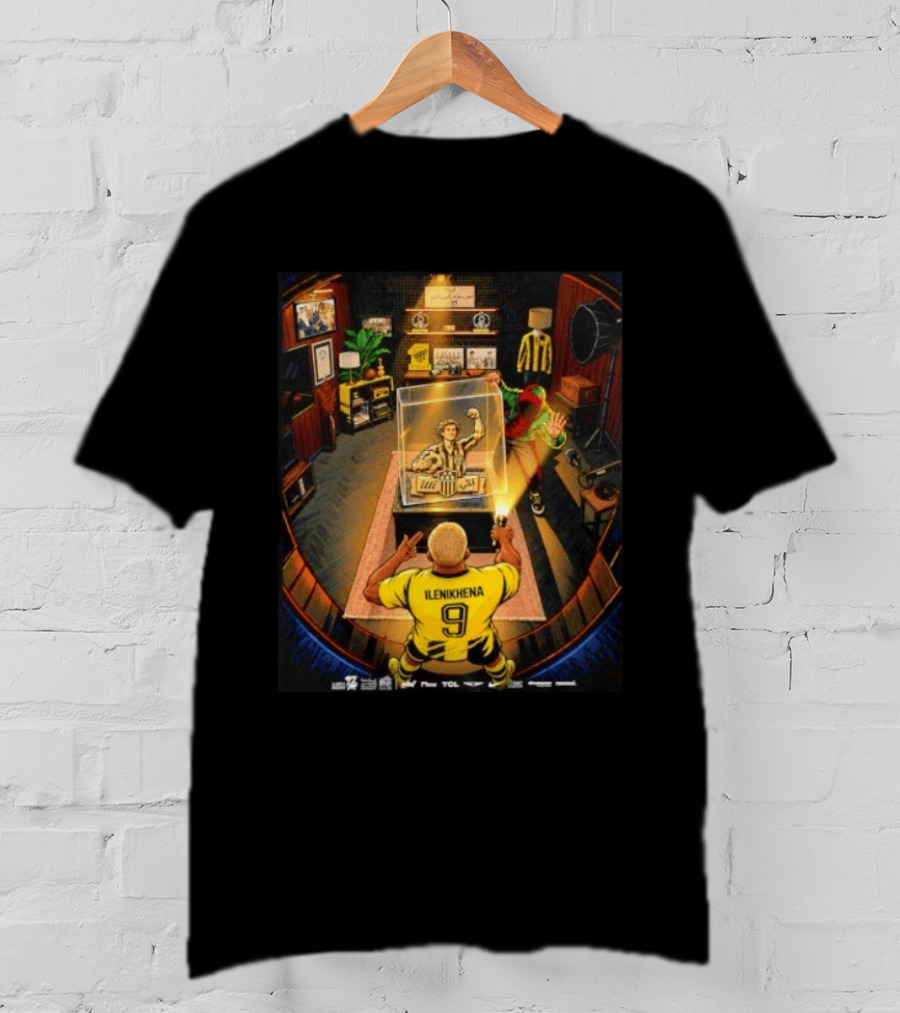 Ilenikhena No 9 Ittihad Club Saudi Pro League Fan Celebration T-Shirt