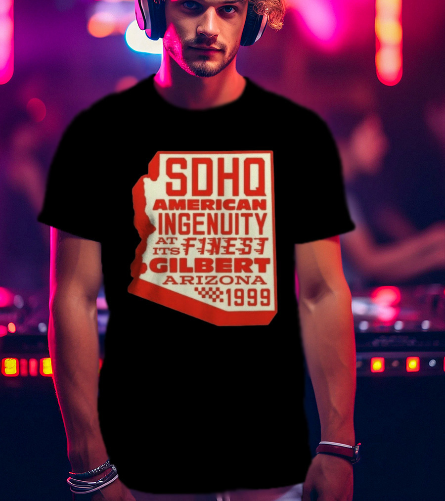SDHQ American Ingenuity Gilbert Arizona 1999 Racing T-Shirt