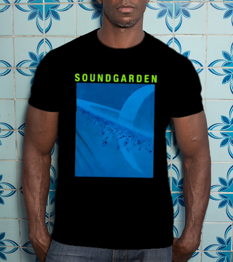 Soundgarden Superunknown Album Cover Art Blue Skull Scene T-Shirt