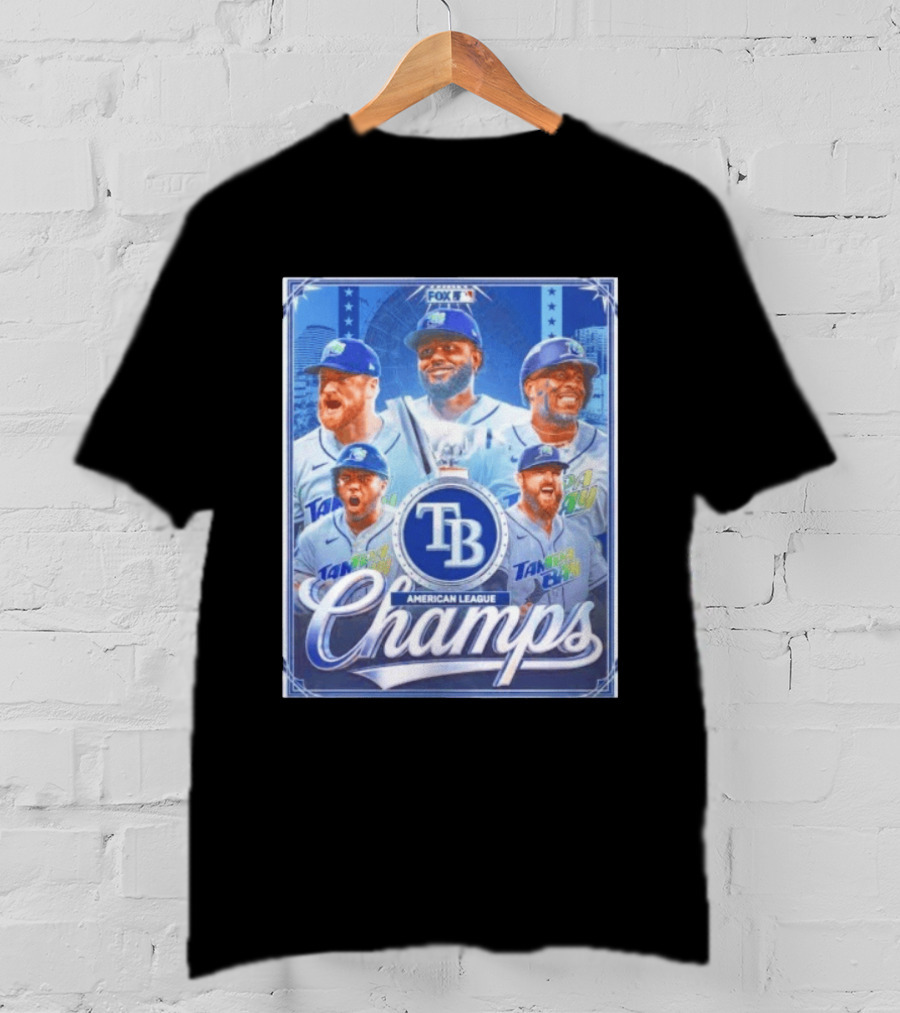 Tampa Bay Rays American League Champs Fox MLB T-Shirt