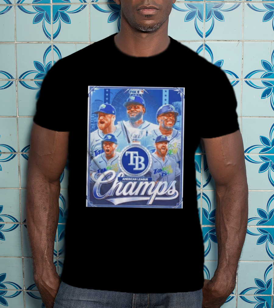 Tampa Bay Rays American League Champs Fox MLB T-Shirt