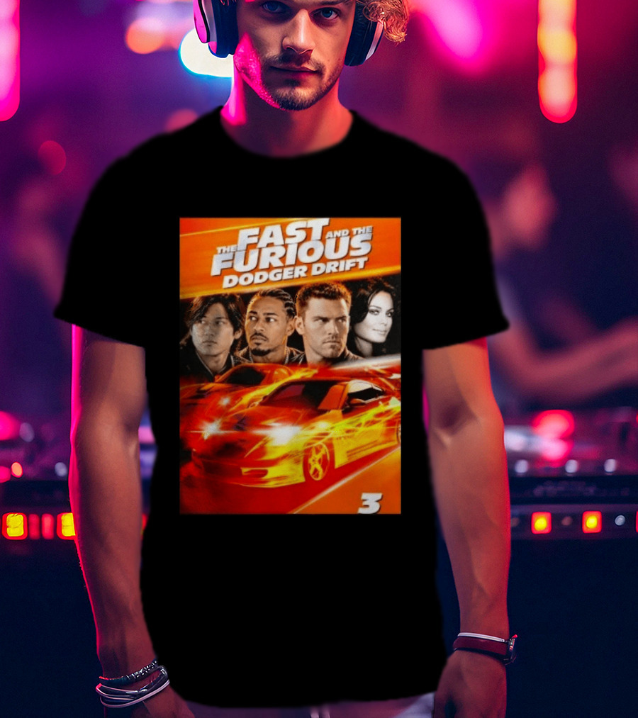 The Fast And The Furious Dodger Drift 3 T-Shirt