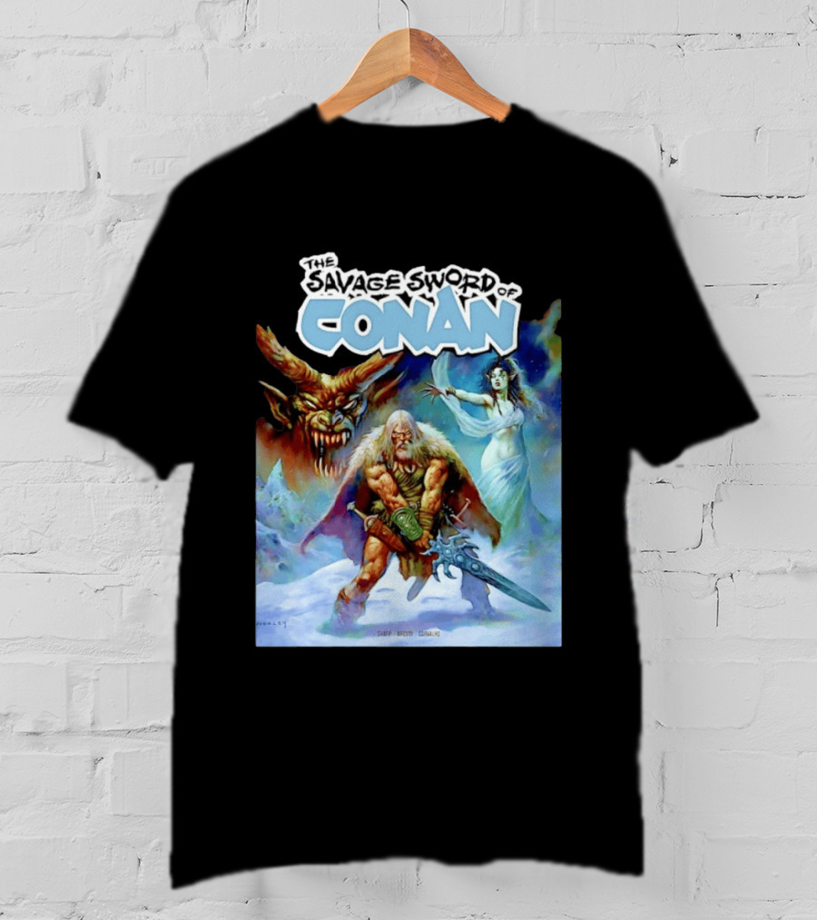 Savage Sword Of Conan Featuring Sharp Arcudi Carvalho Fantasy T-Shirt
