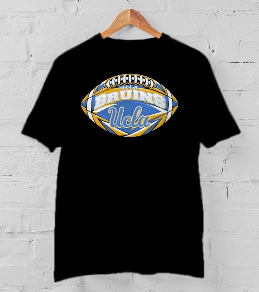 UCLA Bruins Football NCAA Oval Shape Ucla T-Shirt