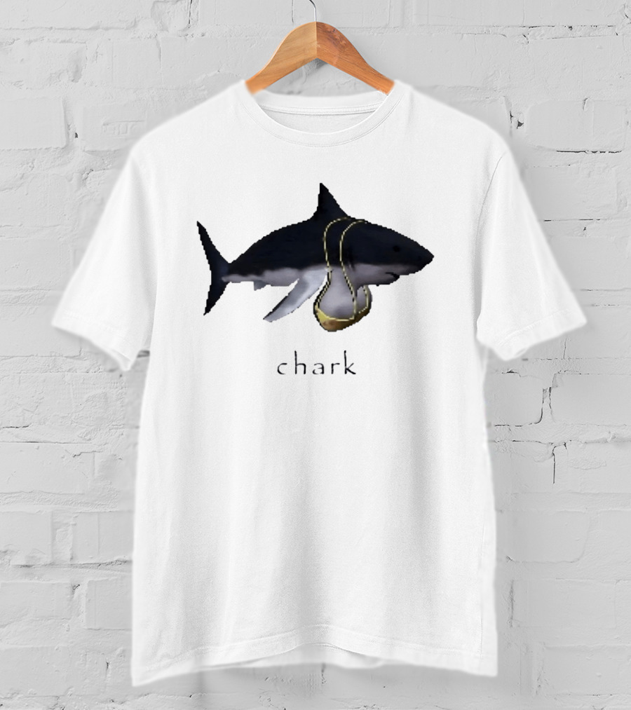 Chark Shark Bikini Humor Image T-Shirt