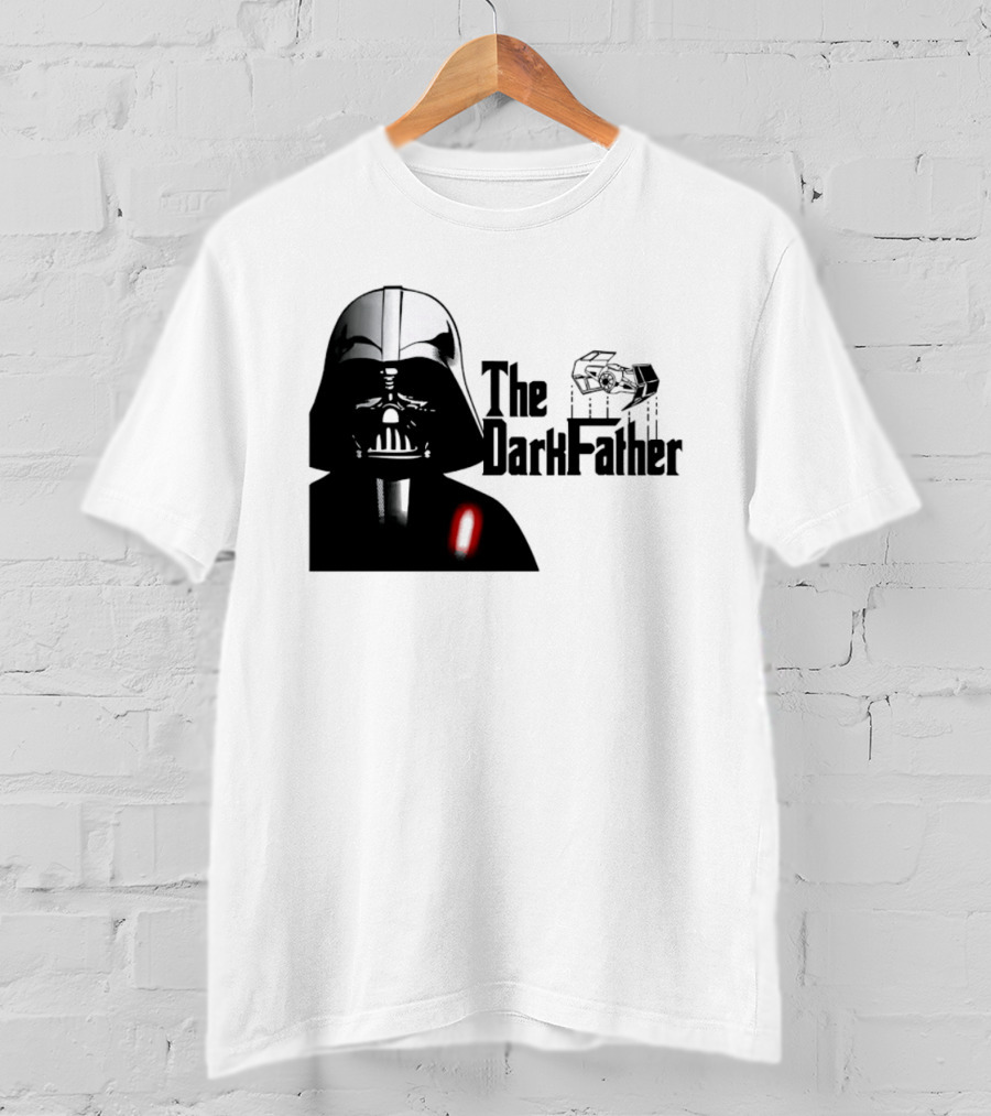The Darth Father Star Wars Sith Lord And TIE Fighter T-Shirt