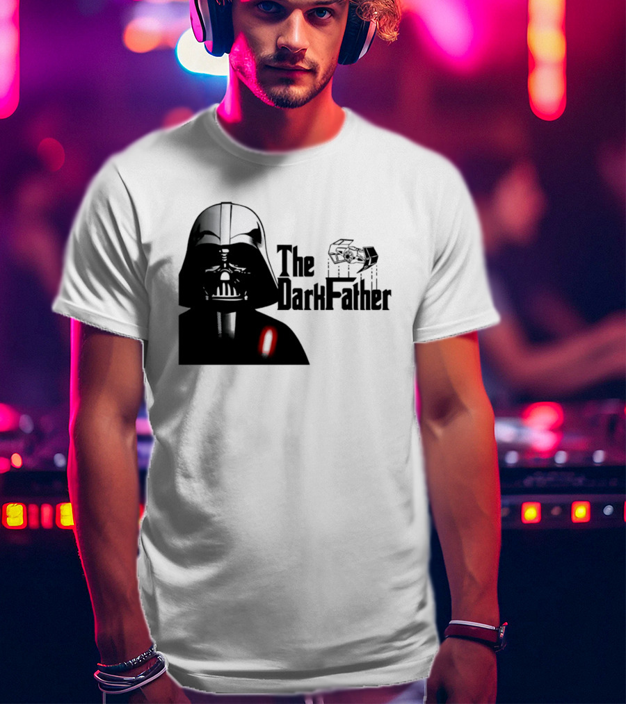 The Darth Father Star Wars Sith Lord And TIE Fighter T-Shirt