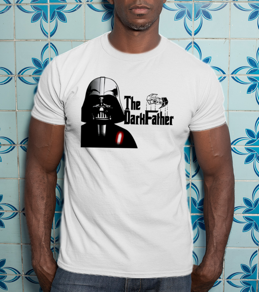 The Darth Father Star Wars Sith Lord And TIE Fighter T-Shirt