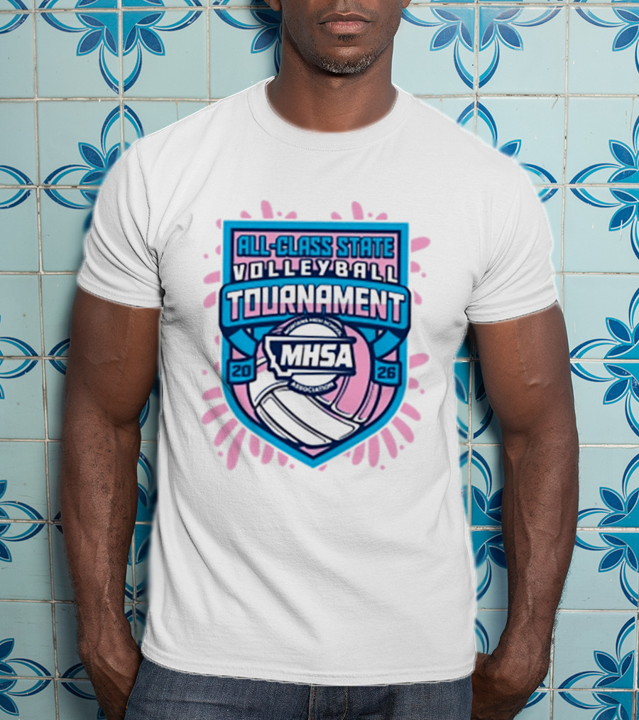 MHSA 2026 All Class State Volleyball Tournament T-Shirt