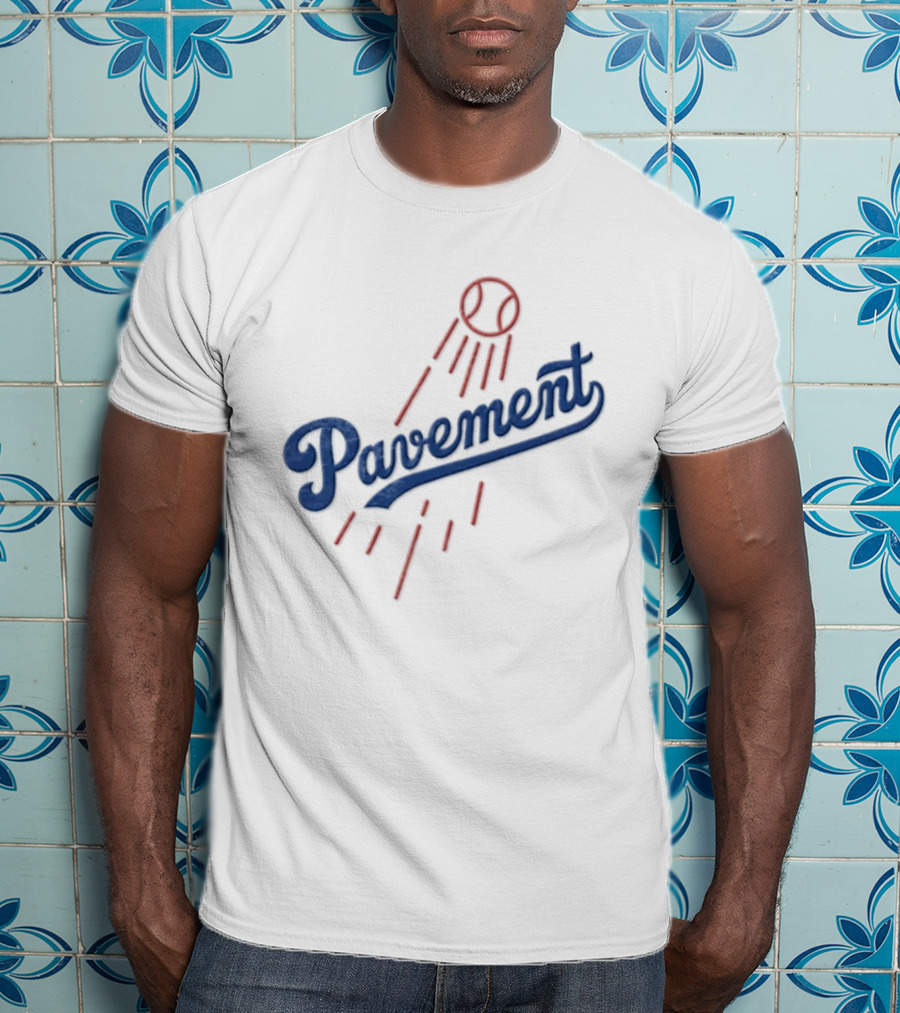 Pavement Indie Rock 90s Baseball Aesthetic T-Shirt