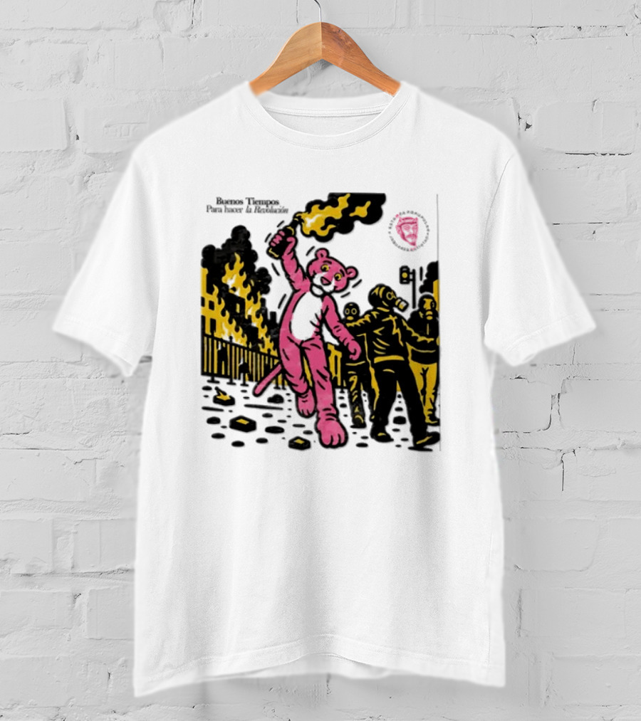 Pink Panther Buenos Tiempos Para Hacer La Revolución Riot Protest T-Shirt