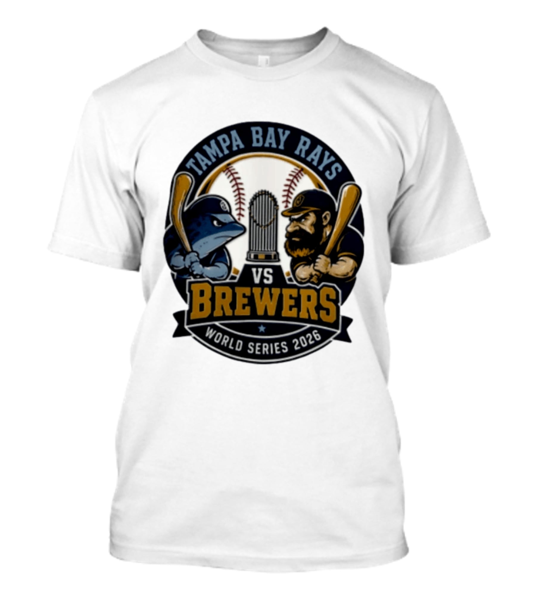 Tampa Bay Rays Vs Brewers World Series 2026 T-Shirt