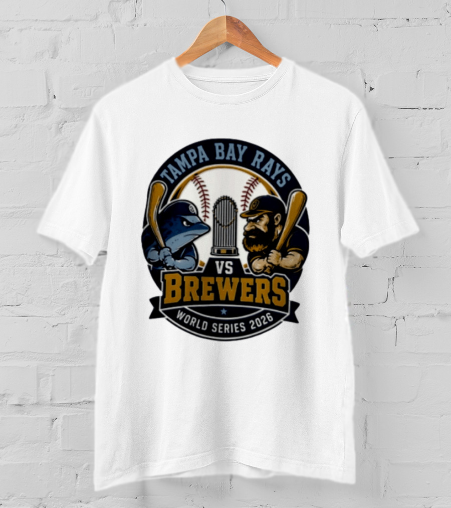 Tampa Bay Rays Vs Brewers World Series 2026 T-Shirt