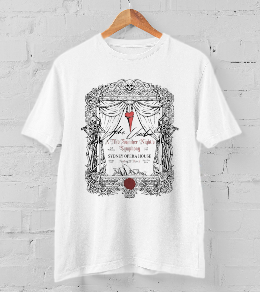 The Used A Mid Summer Night's Symphony Sydney Opera House March 29 2026 T-Shirt