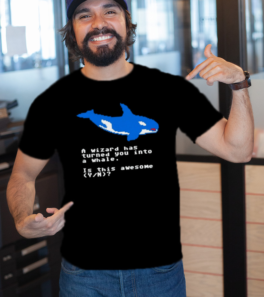 A Wizard Has Turned You Into A Whale Is This Awesome Y/N T-Shirt