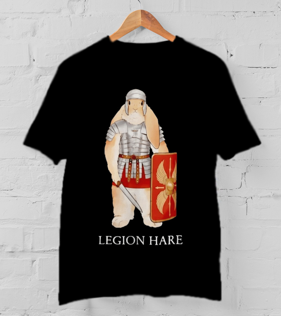 Legion Hare Roman Soldier Rabbit Warrior Bunny T-Shirt
