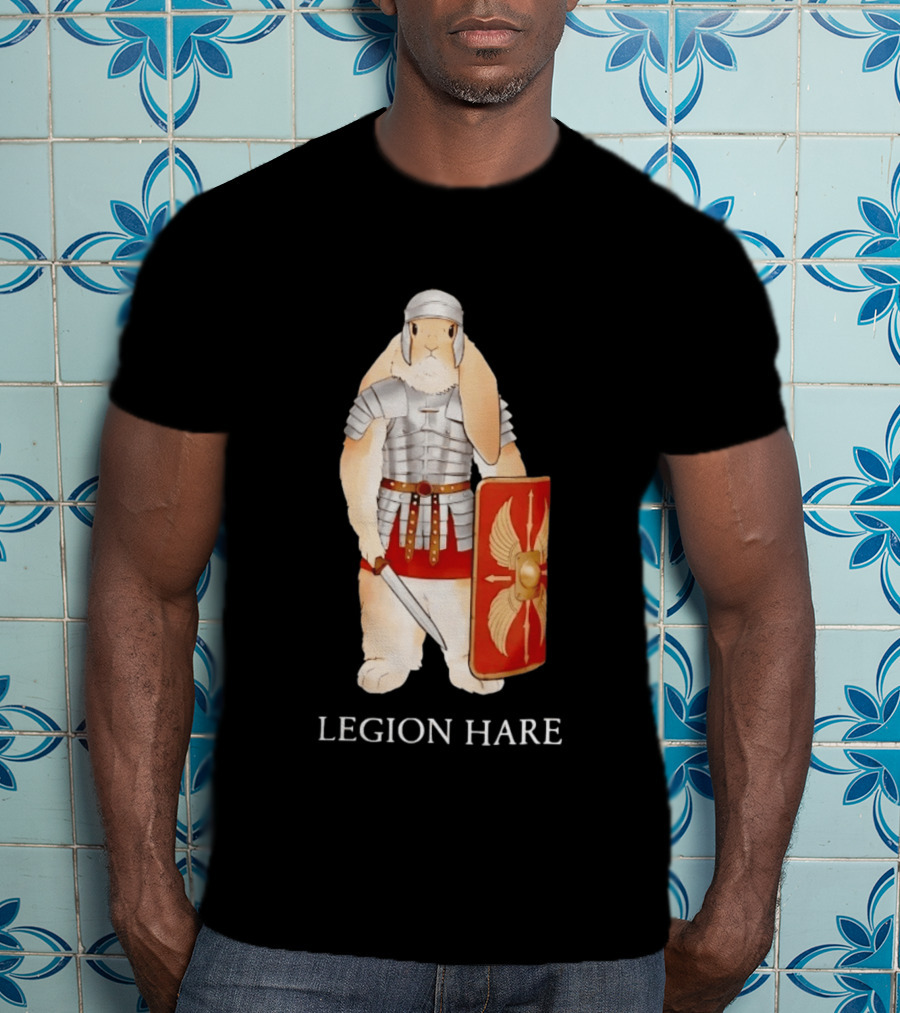 Legion Hare Roman Soldier Rabbit Warrior Bunny T-Shirt