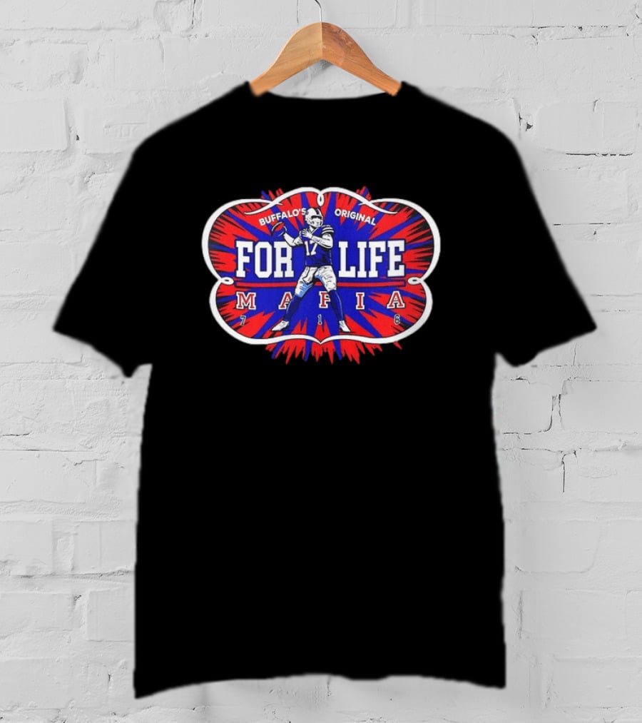 Buffalo's Original For Life Mafia 2018 Football Player 17 T-Shirt