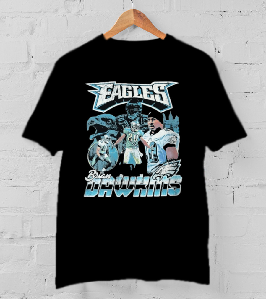 Eagles Brian Dawkins 20 Philadelphia Football T-Shirt