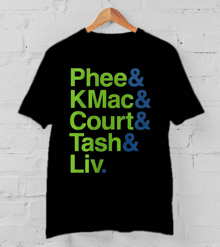 Minnesota Lynx Phee KMac Court Tash Liv Basketball 2026 T-Shirt
