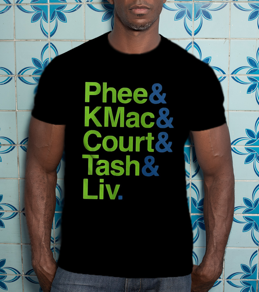Minnesota Lynx Phee KMac Court Tash Liv Basketball 2026 T-Shirt