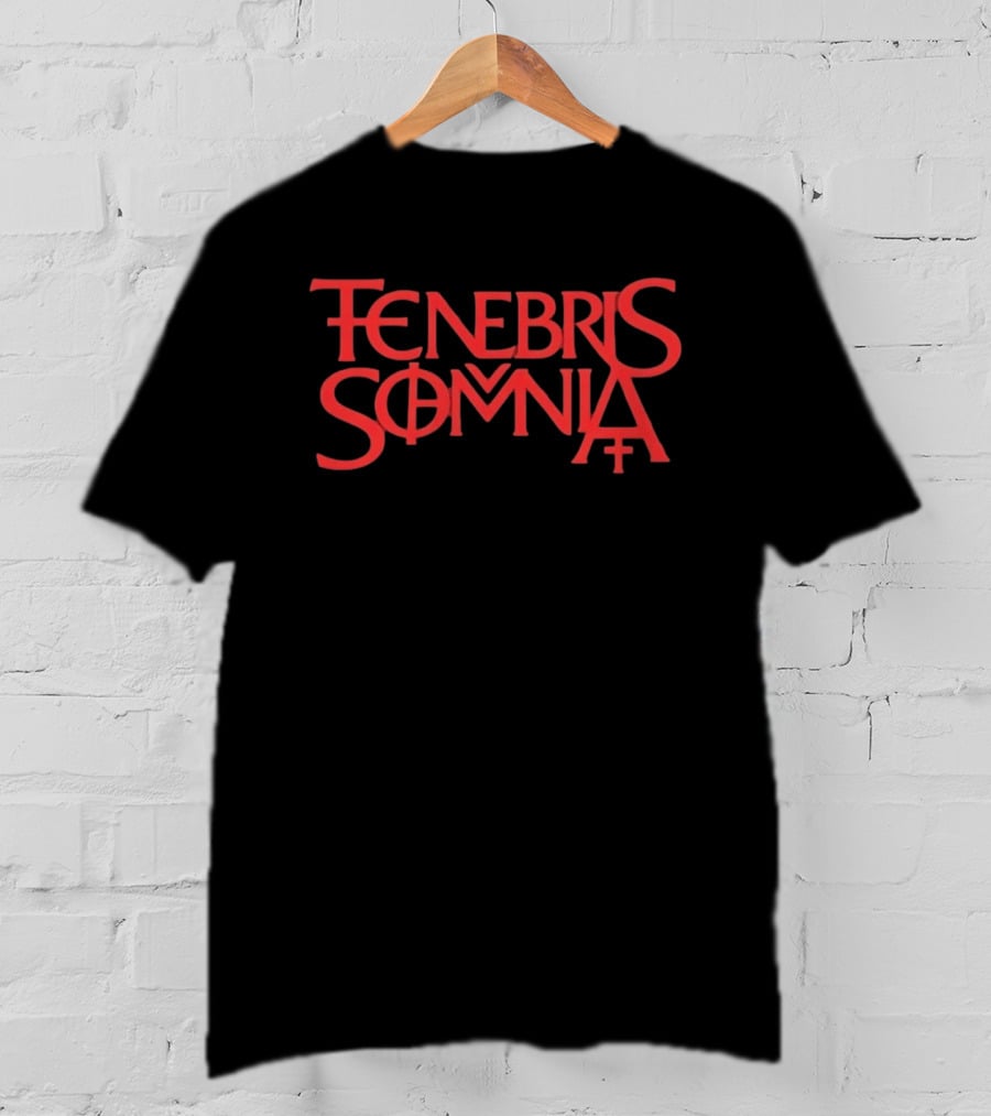 Tenebris Somnia Horror Game Red Text Classic Gothic T-Shirt