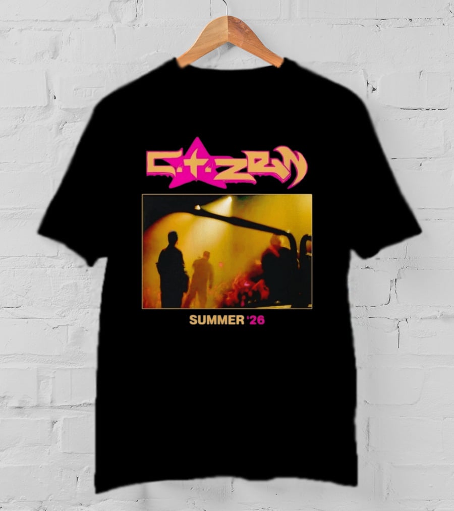 Citizen Summer '26 Concert Tour Alternative Rock Live Performance T-Shirt