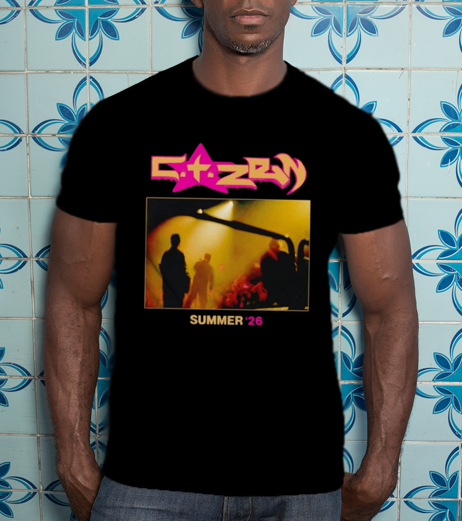 Citizen Summer '26 Concert Tour Alternative Rock Live Performance T-Shirt