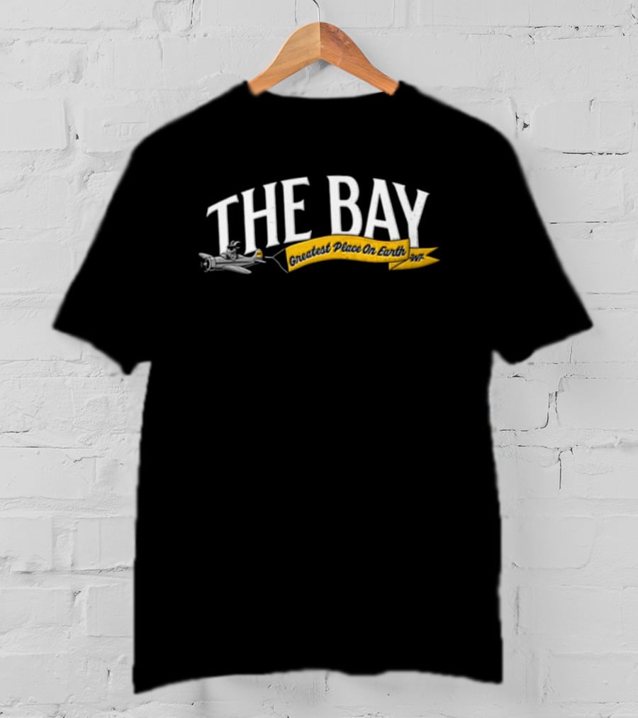 The Bay Greatest Place On Earth Goat Pilot Airplane T-Shirt