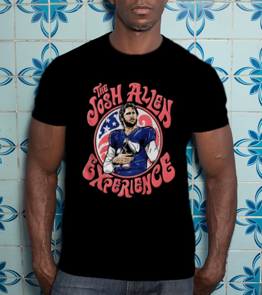 Buffalo Bills The Josh Allen Experience Football Star Circle T-Shirt