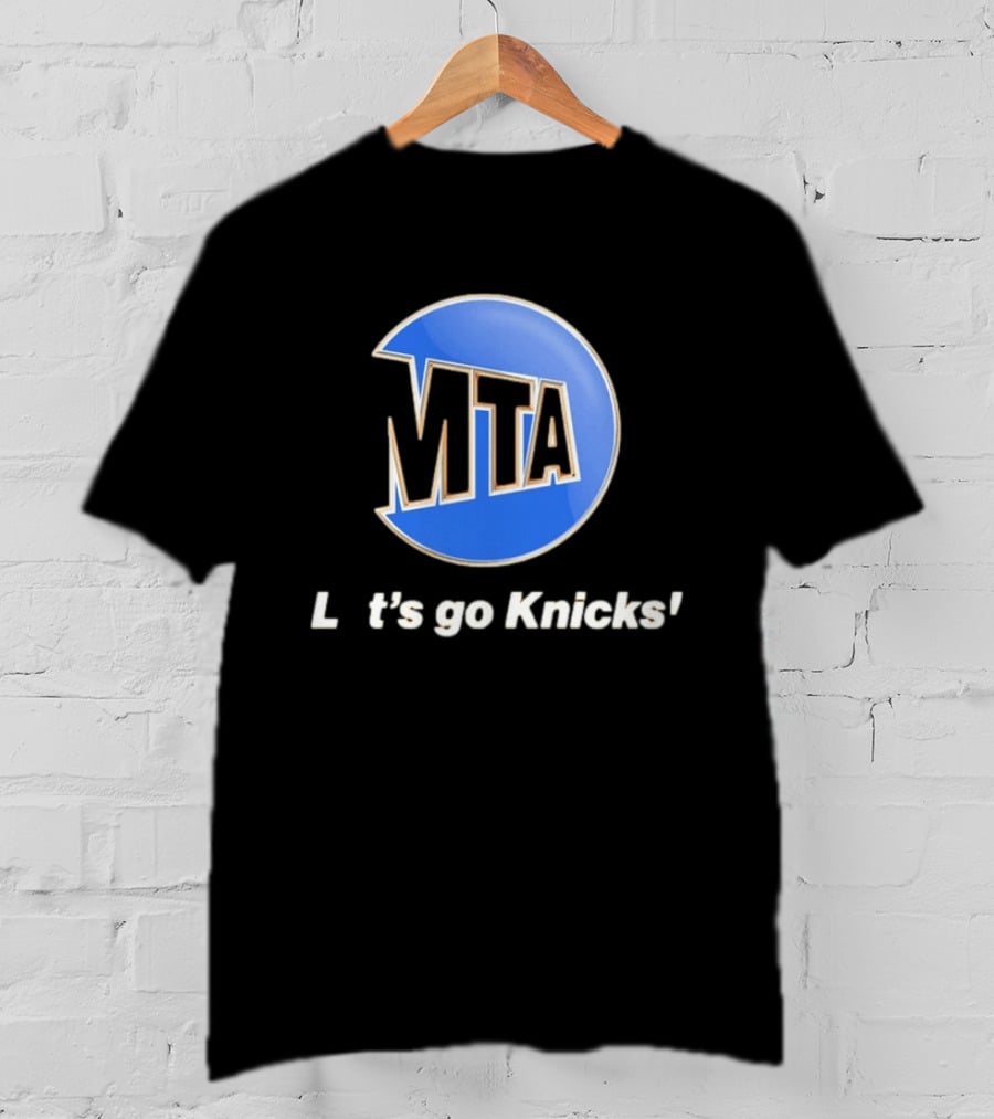 New York Knicks MTA Let's Go Knicks T-Shirt