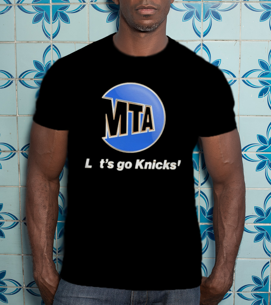 New York Knicks MTA Let's Go Knicks T-Shirt