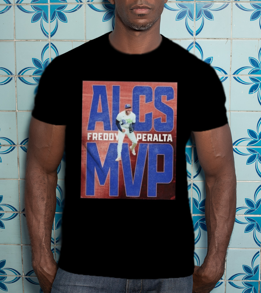 ALCS MVP Freddy Peralta Devil Rays MLB Baseball T-Shirt
