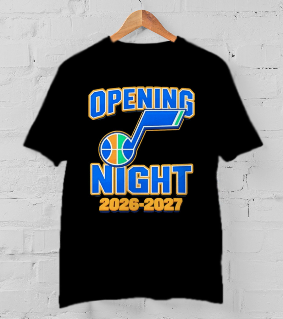 Opening Night 2026 2027 Utah Jazz Basketball Event T-Shirt
